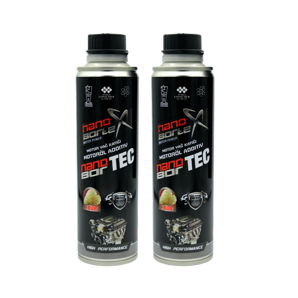 2x NanoBorTeX Motor-Power Motorölzusatz / Additiv