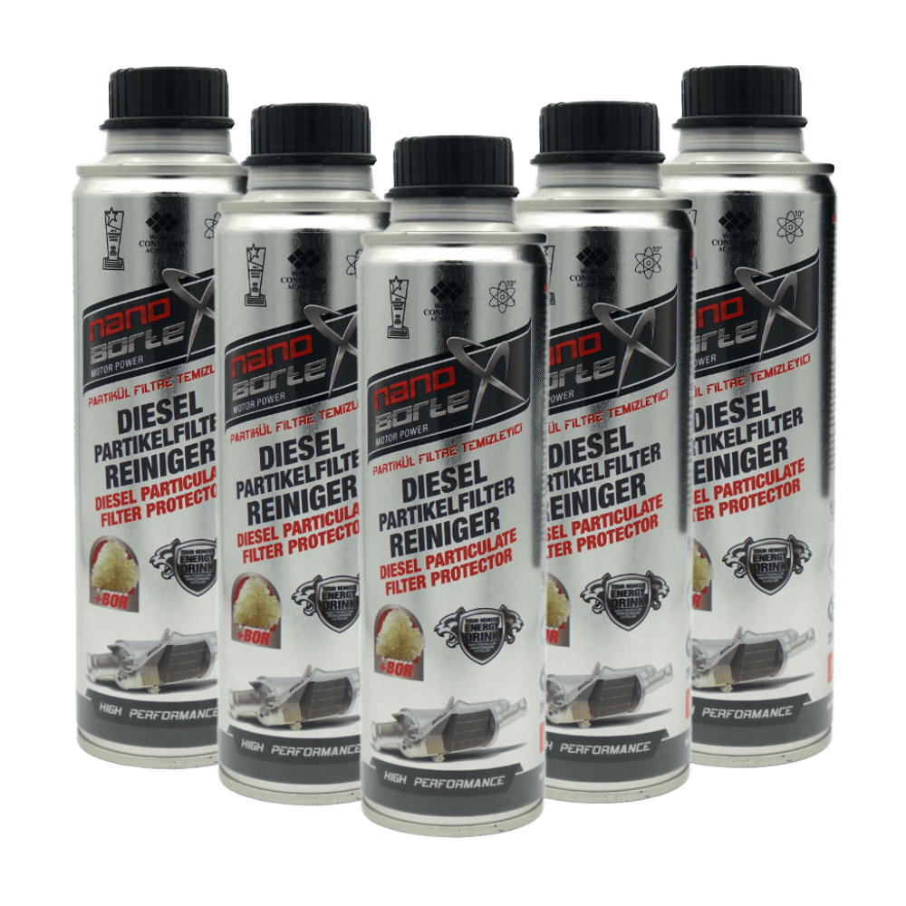 NanoBorTex Motor-Power 5x Diesel Partikelfilterreiniger DPF-Reiniger