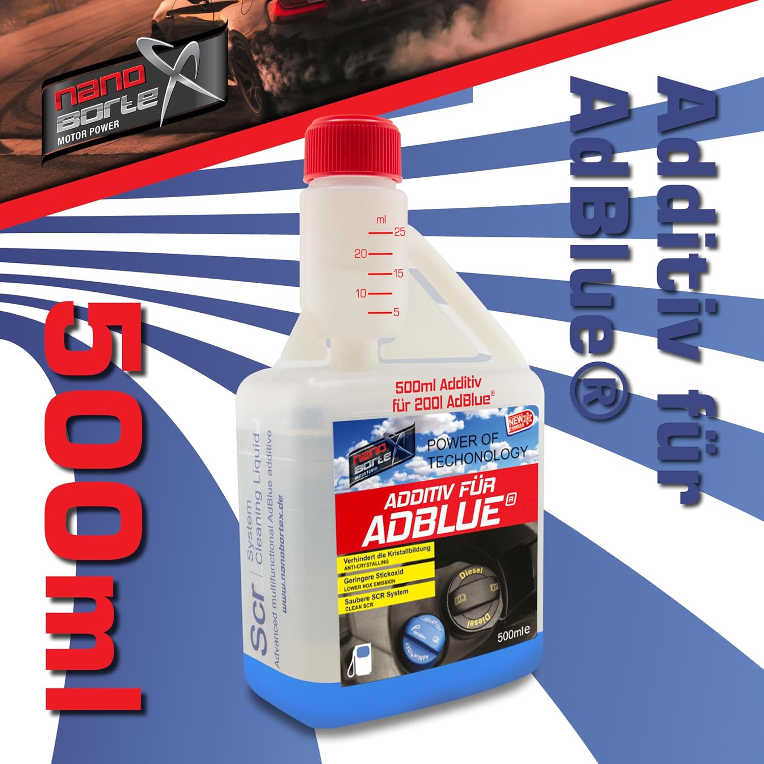 NanoBorTeX Additiv für AdBlue® SCR-Cleaner Verhindert